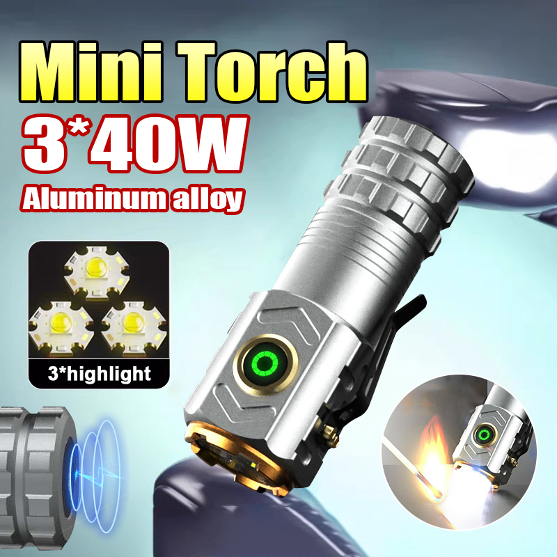 Outdoor Power For Camping - Super Powerful Spotlight Ignition Flashlight Mini