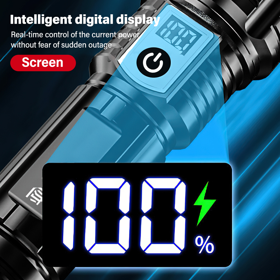 High Power 200000LM LED Flashl - Outdoor Power For Camping 评论和价格