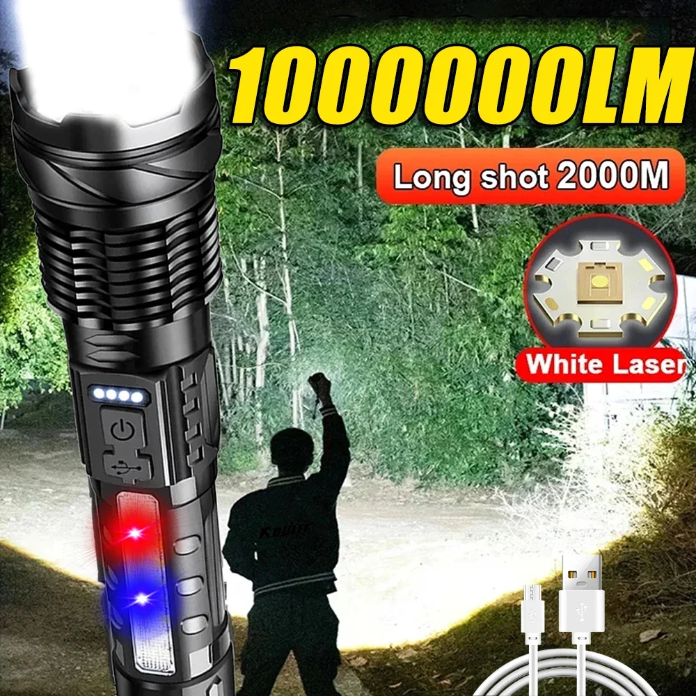 Powerful LED Flashlight Rechar - Outdoor Power For Camping 评论和价格