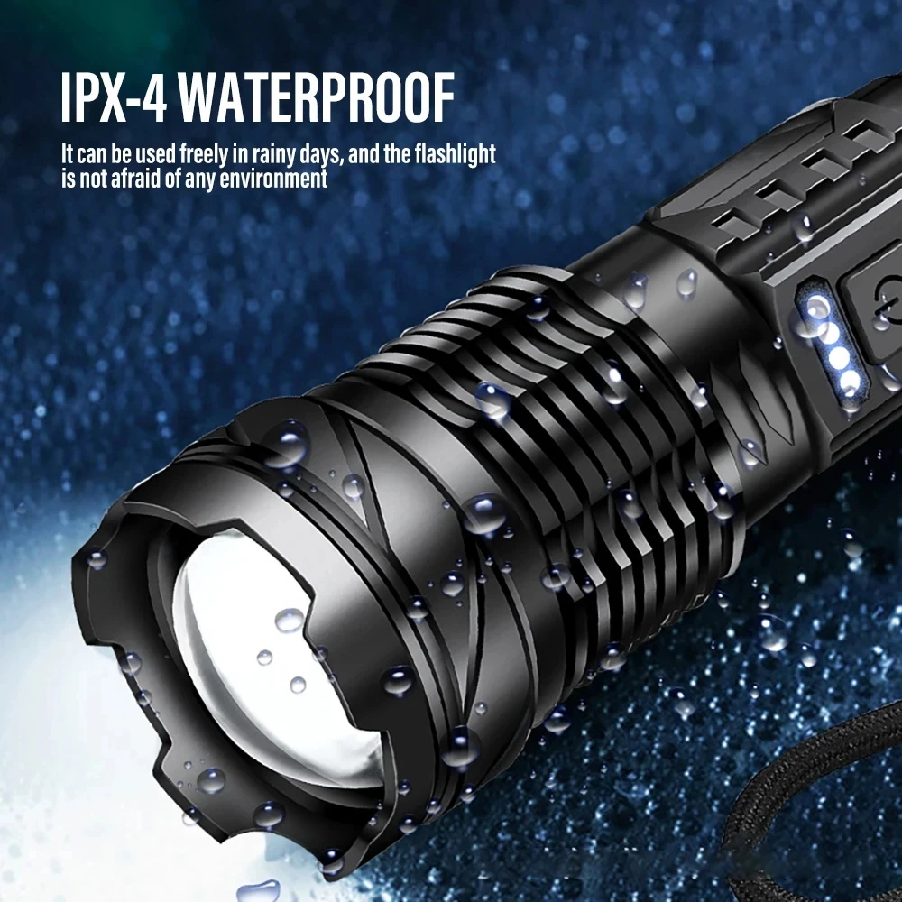 Powerful LED Flashlight Rechar - Outdoor Power For Camping 评论和价格