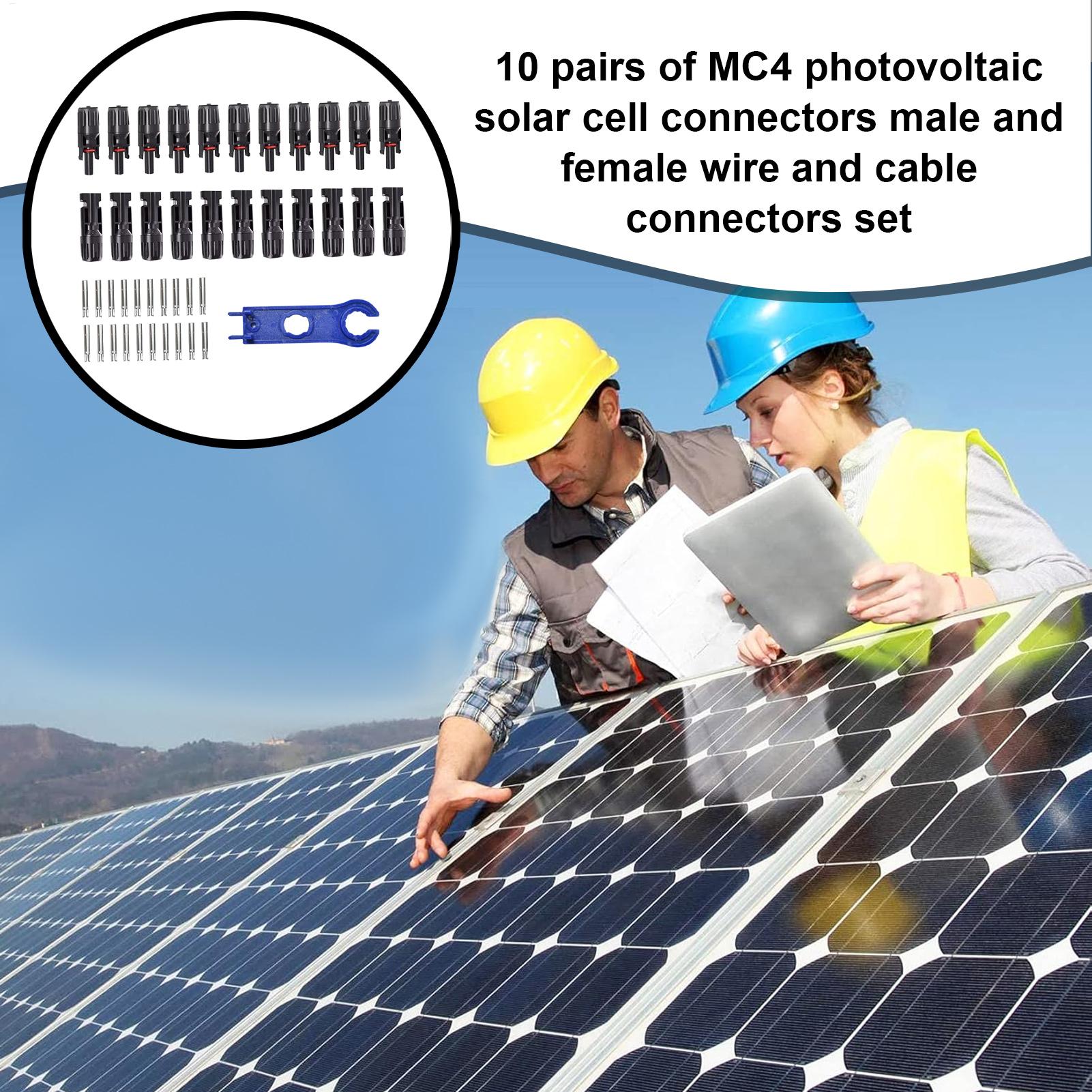 10Pair MC4 Photovoltaic Solar  - Outdoor Power Board 评论和价格