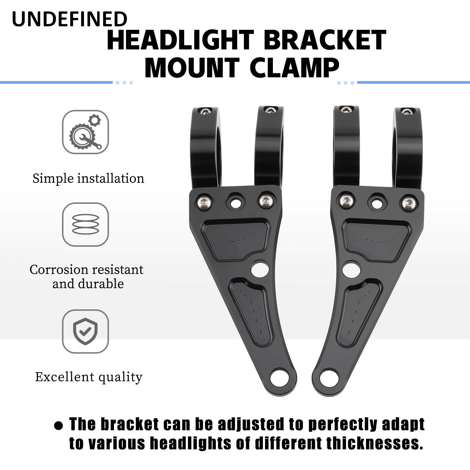 33mm-58mm Headlight Bracket Mo - Outdoor Power Xtreme 评论和价格