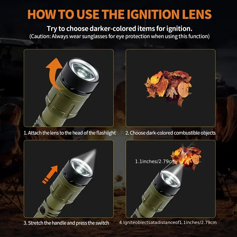 Ultra Powerful Flashlight Conc - Outdoor Power For Camping 评论和价格