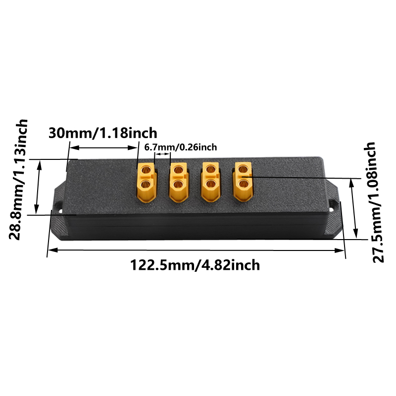 1PCS 4-Channel XT60 Power Dist - Outdoor Power Board 评论和价格