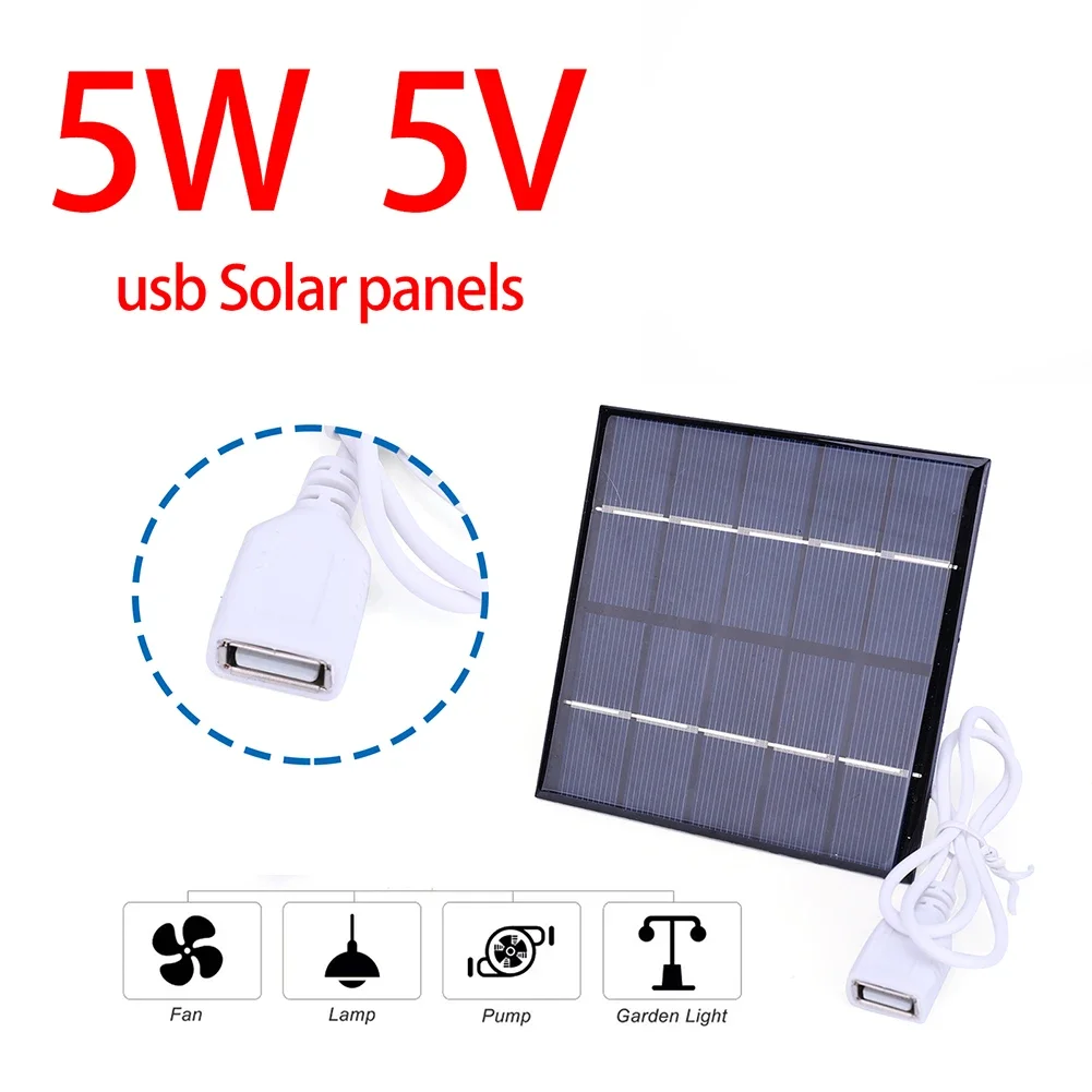 5W 5V Solar Panel Solar Batter - Outdoor Power Board 评论和价格