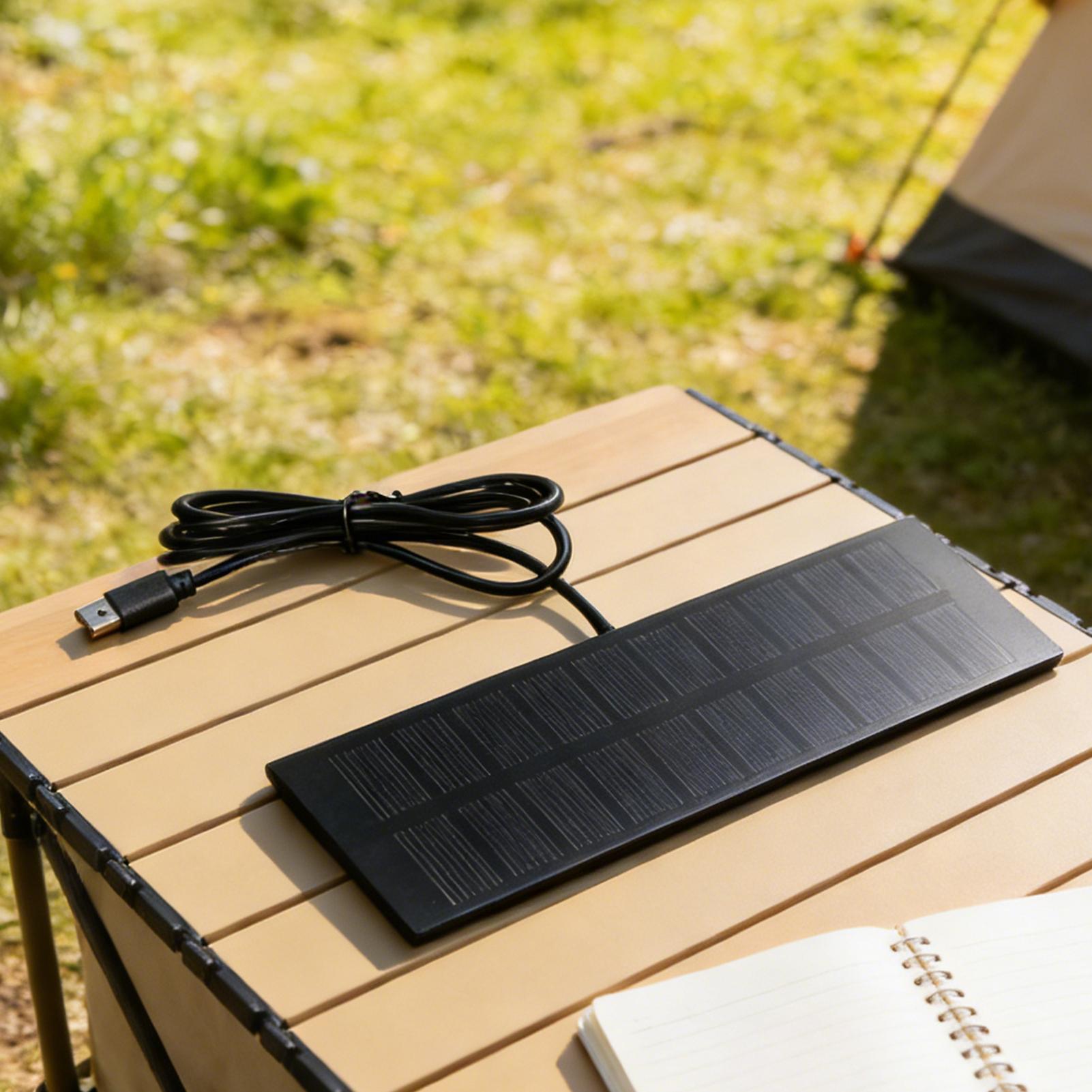 5V 3.7-5W Portable Solar Panel - Outdoor Power Board 评论和价格