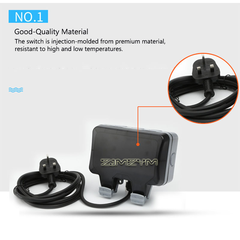 Outdoor Waterproof Socket IP66 - Outdoor Power Outlet Waterproof 评论和价格