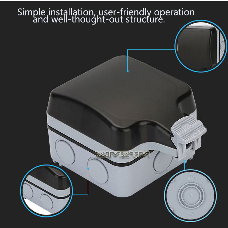 Outdoor Waterproof Socket IP66 - Outdoor Power Outlet Waterproof 评论和价格