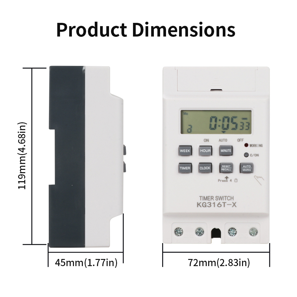TNCE 30A Time Control Switch 2 - Outdoor Power Timer 评论和价格