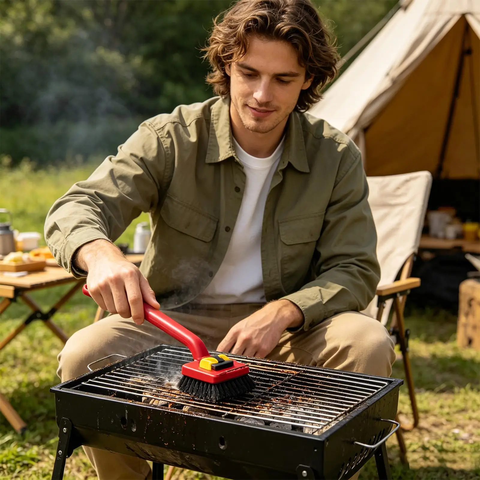 Long Handle Electric Grill Bru - Outdoor Power Grill 评论和价格
