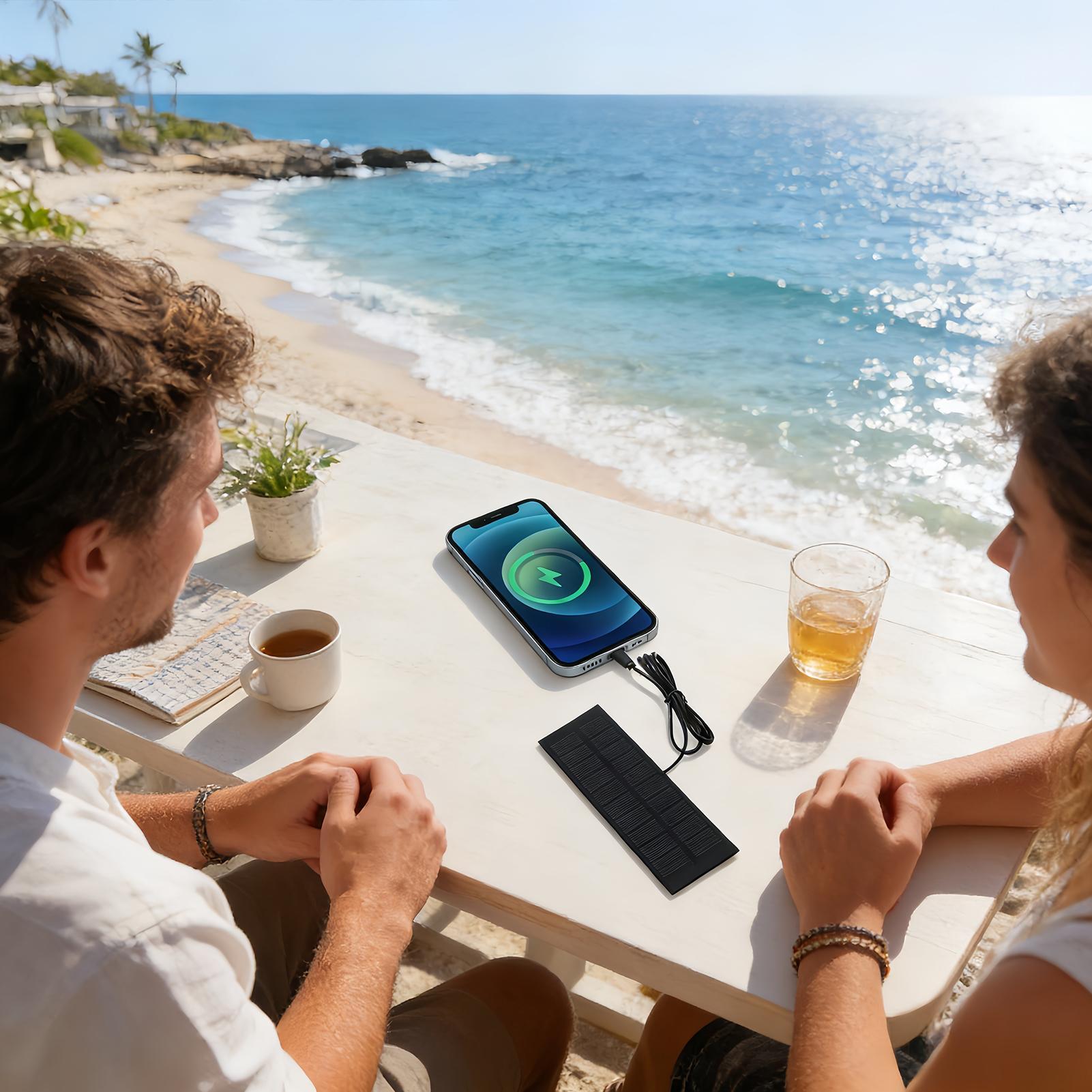 5W 5V Solar Panel Charger With - Outdoor Power Board 评论和价格
