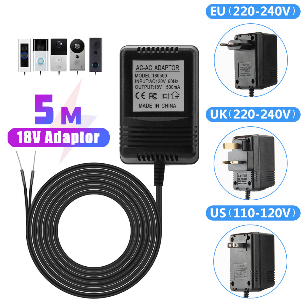 US UK EU Plug 18V AC to DC Tra - Outdoor Power Adapter Wyze 评论和价格