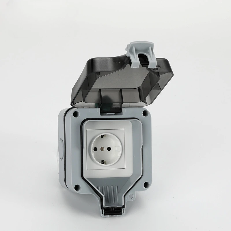 16A EU KR Outdoor Wall Waterpr - Outdoor Power Inlet Box 评论和价格