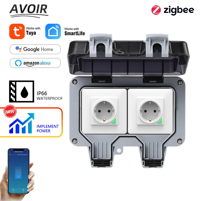 Avoir Tuya Zigbee Electrical S - Outdoor Power Inlet Box 评论和价格