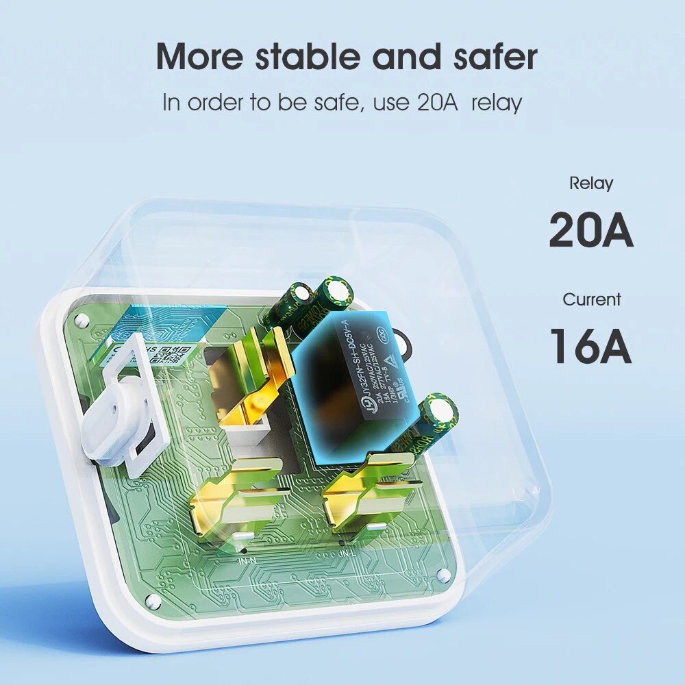 Tuya Smart Home Wireless WIFI  - Outdoor Power Timer 评论和价格