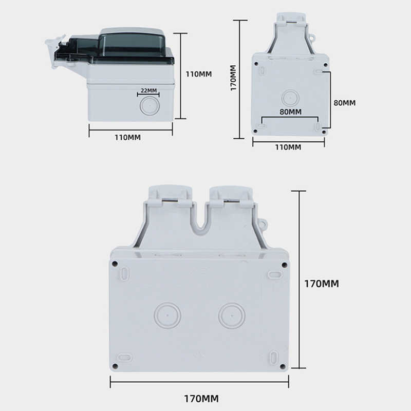Avoir Tuya IP66 Waterproof Ele - Outdoor Power Outlet With Remote Control 评论和价格