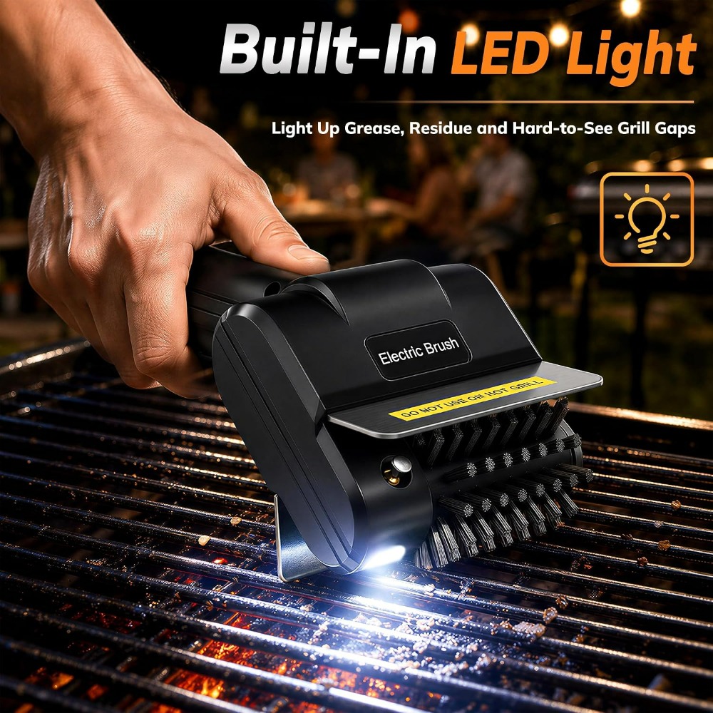 Wireless Electric Grill Brush  - Outdoor Power Grill 评论和价格