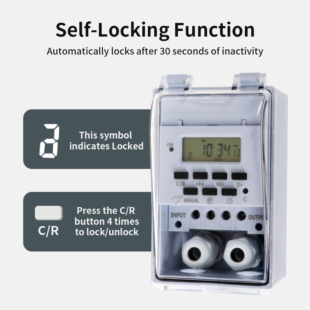 TNCE 30A Timer Switch, Waterpr - Outdoor Power Timer 评论和价格