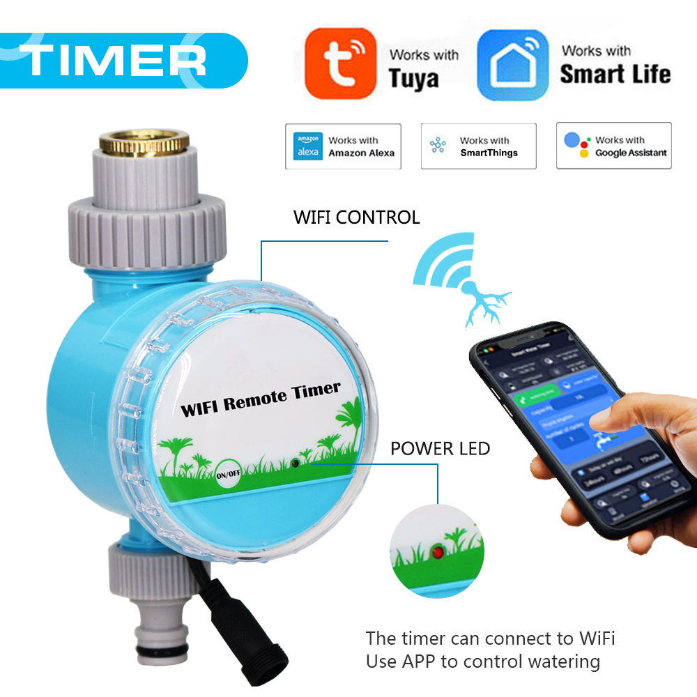 WiFi Wireless Garden Water Tim - Outdoor Power Timer 评论和价格