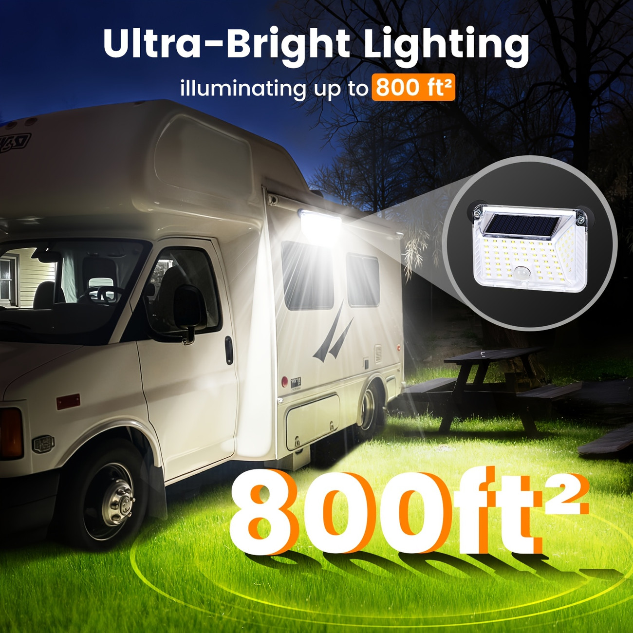 Magnetic Trailer Solar Lamp, w - Outdoor Power G Sensor 评论和价格