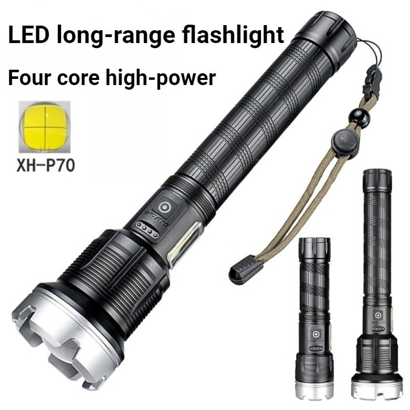 High-power LED Flashlight Tele - Outdoor Power For Camping 评论和价格