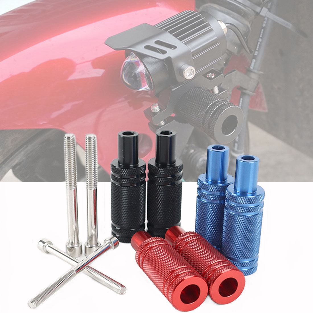 Motorcycle Headlight Mount Hol - Outdoor Power Xtreme 评论和价格